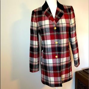 Brooks Brothers Plaid Coat NWT